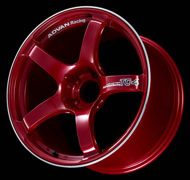 Advan TC4 Racing Candy Red Wheel FK8 | FL5