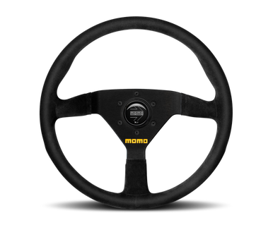 Momo MOD78 Steering Wheel 350 mm - Black Suede/Black Spokes