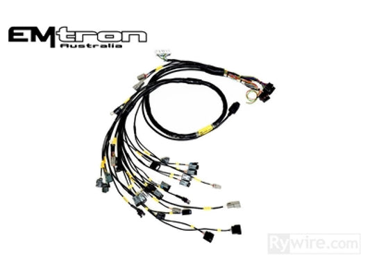 Rywire Honda B-Series (w/MTron KV8 ECU) Eng Harn w/OBD1 Alt/EV1 Inj/AEM IAT & MAP (Adapter Req) - RY-B-EMTRON-KV8