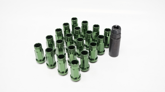 Wheel Mate 12x1.25 48mm Muteki SR48 Dark Green Open End Lug Nuts - 32905DG