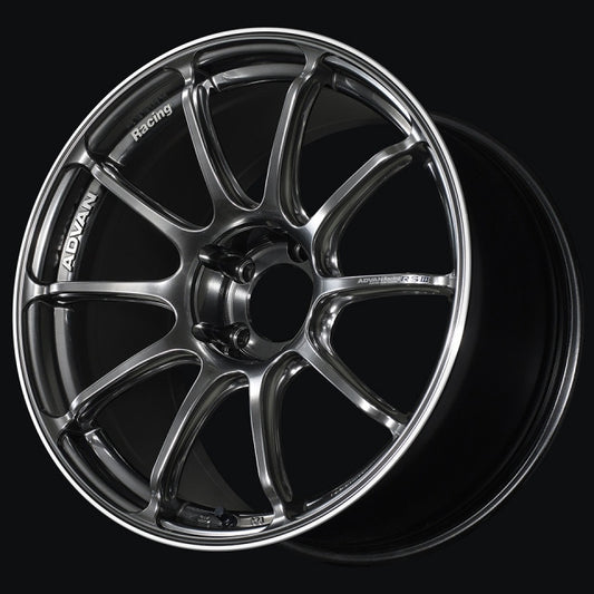 Advan RS3 18x9.5 +45mm 5-120 Racing Hyper Black & Ring Wheel