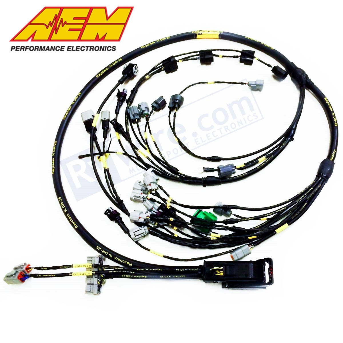 Rywire Honda B-Series AEM Infinity 508 MS Engine Harness w/Chassis Specific Adapter - RY-B-INFINITY-EF-DX-LATE