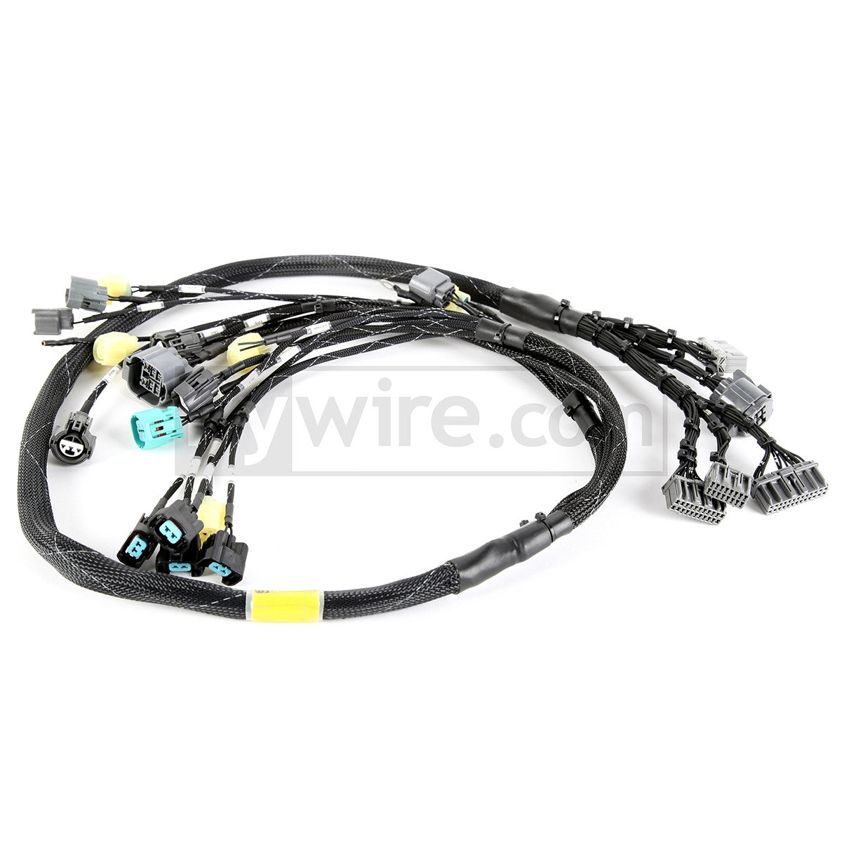 Rywire Honda B-Series OBD2 Tuck Budget Eng Harness w/OBD2 Dist/Inj/Alt/92-95 OBD1 Plug (Adapter Req) - RY-B2-BASE