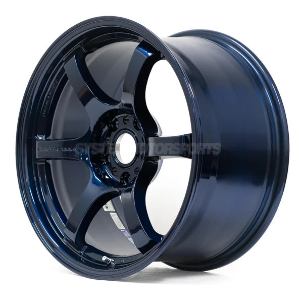 Gram Lights 57DR 18x9.5 +12 5x114.3 Dark Blue Chrome