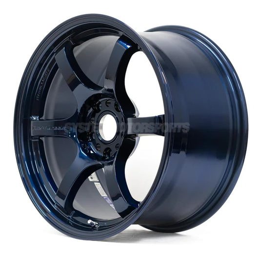 Gram Lights 57DR 17x9.0 +22 5x114.3 Dark Blue Chrome