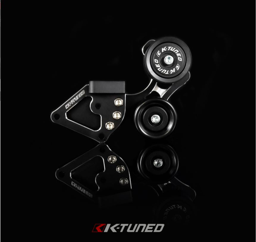 K-Tuned Side Mount Pulley Kit - K20 Anodized Black - KTD-SM2