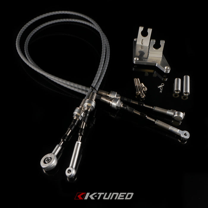 K Tuned Race-Spec Shifter Cables | B-Series AWD