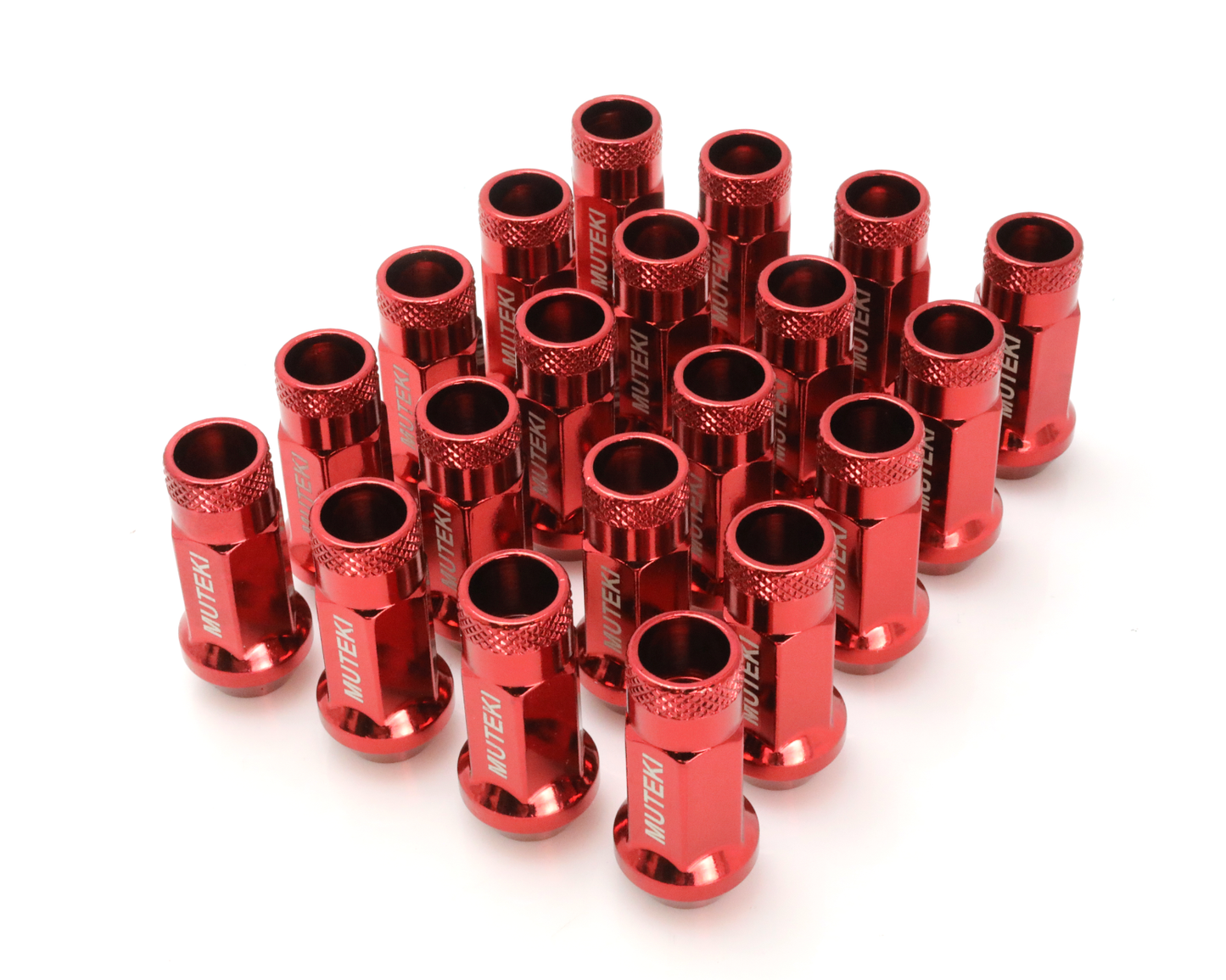 Wheel Mate Muteki SR48 Open End Lug Nuts - Red 12x1.25 48mm