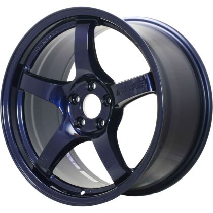 Gram Lights 57CR 18x10.5 +22 5x114.3 Eternal Blue Pearl