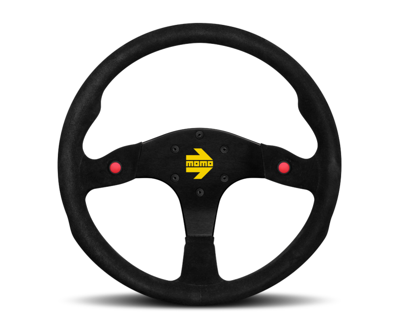 Momo MOD80 Steering Wheel 350 mm - Black Suede/Black Spokes - R1980/35S