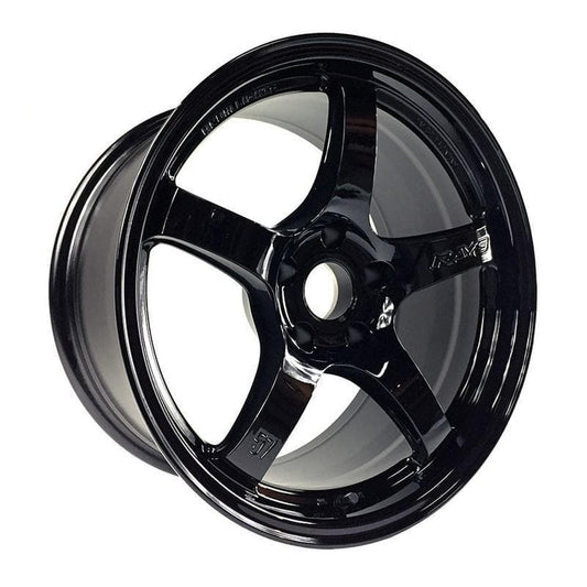 Gram Lights 57DR 18x9.5 +12 5x114.3 Semi Gloss Black