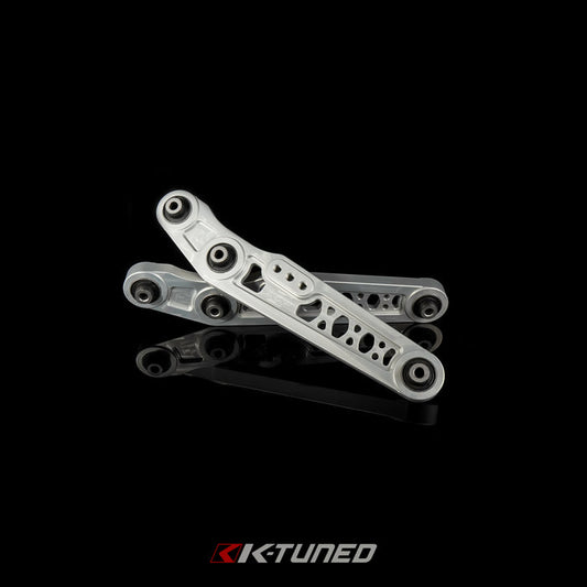 K-Tuned Rear Lower Control Arm (Rubber Bushing) Silver - EG/DC2